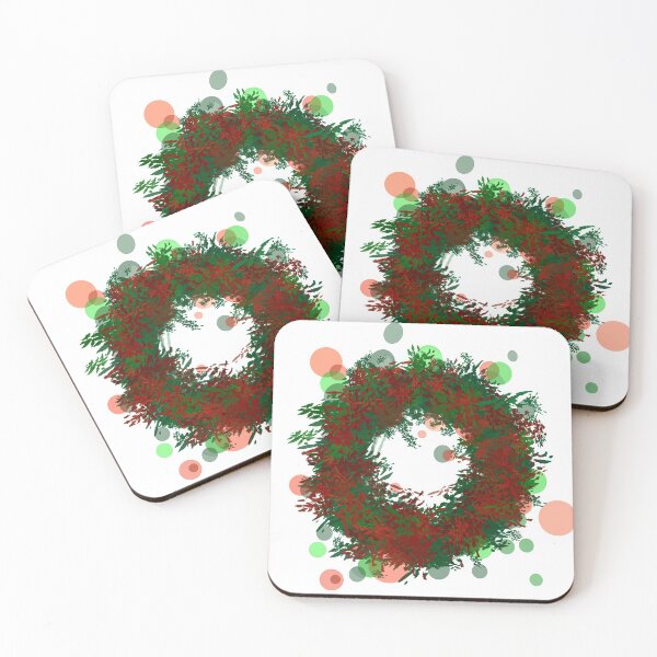 Item preview, Christmas Wreath Festive Design designed and sold by EssarangArt.