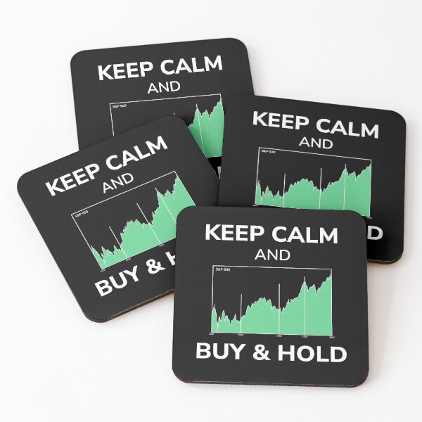 Item preview, Stock Market Shares Keep Calm Buy And Hold Chart designed and sold by CreatDifference.
