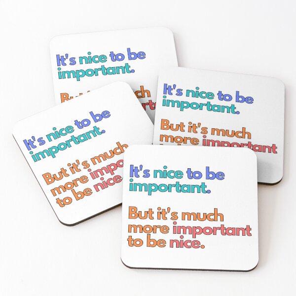 Item preview, Be Nice Cool Saying Important Message designed and sold by CreatDifference.