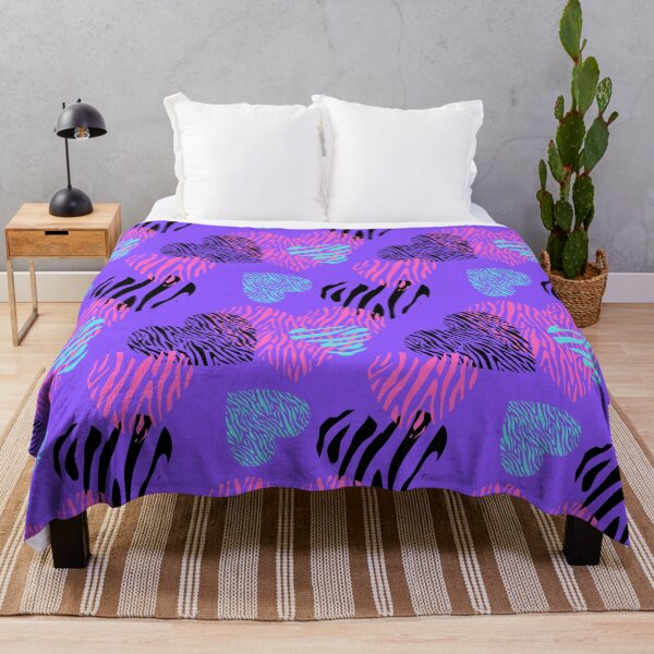 Item preview, Purple Pink Turquoise Tiger Animal Print For A Stylish Fashionista designed and sold by Vibbin4Life33.