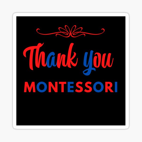 Item preview, Thank you Montessori designed and sold by TeyMank.