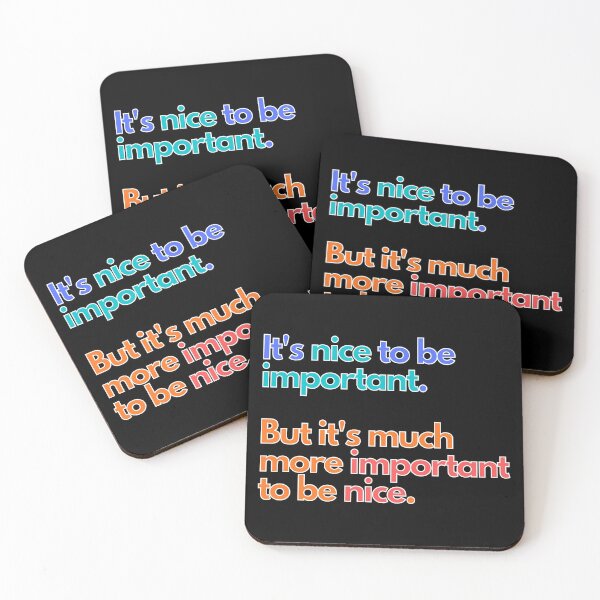Item preview, Cool Saying Be nice Important Message designed and sold by CreatDifference.