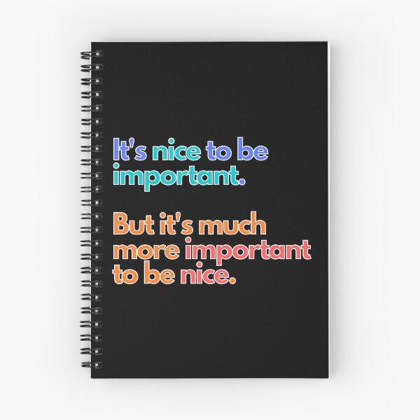 Item preview, Cool Saying Be nice Important Message designed and sold by CreatDifference.