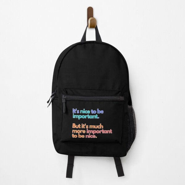 Item preview, Cool Saying Be nice Important Message designed and sold by CreatDifference.