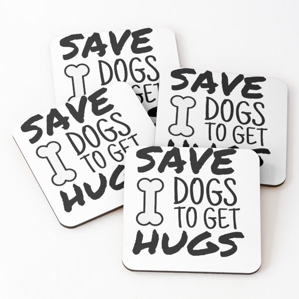 Item preview, Save dogs to get hugs  designed and sold by salahnewdesign.