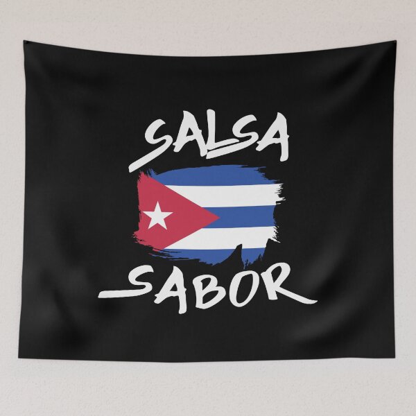 Item preview, Salsa Sabor I'm Proud To Be Cuban Flag T Shirt Merch designed and sold by PRINTS2HOT.