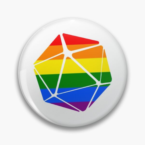 Item preview, Gay Pride D20 designed and sold by GingerBobble.