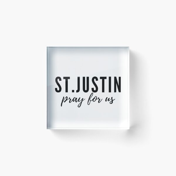 Item preview, St. Justin pray for us designed and sold by delborg.