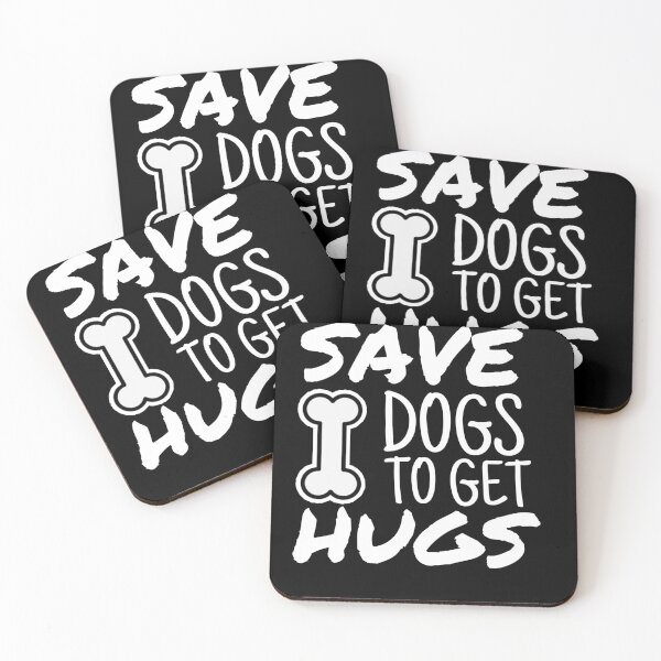 Item preview, Save dogs to get hugs  designed and sold by salahnewdesign.