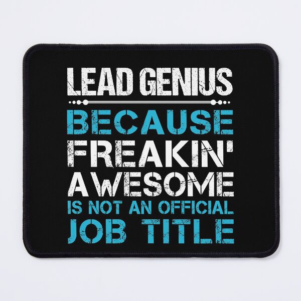 Item preview, Lead Genius T Shirt - Freaking Awesome Job Gift Item Tee designed and sold by oetate4774.