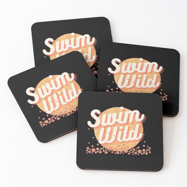 Item preview, Swim Wild - Classic 70's Vintage Design designed and sold by WildBerryArt.