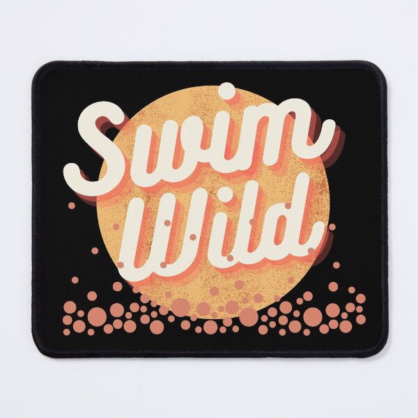 Item preview, Swim Wild - Classic 70's Vintage Design designed and sold by WildBerryArt.