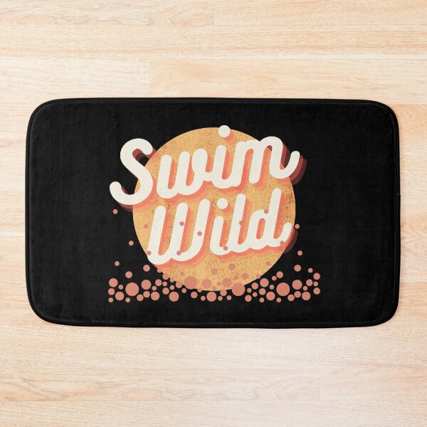 Item preview, Swim Wild - Classic 70's Vintage Design designed and sold by WildBerryArt.