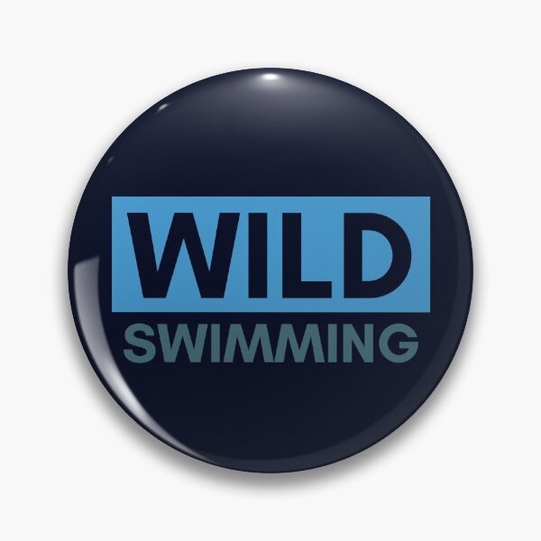 Item preview, Wild Swimming - Bold Blue design designed and sold by WildBerryArt.