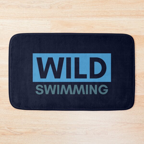 Item preview, Wild Swimming - Bold Blue design designed and sold by WildBerryArt.