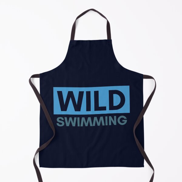 Item preview, Wild Swimming - Bold Blue design designed and sold by WildBerryArt.