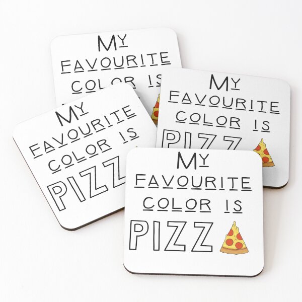Item preview, My favourite color is Pizza Text designed and sold by H3arthack3r.