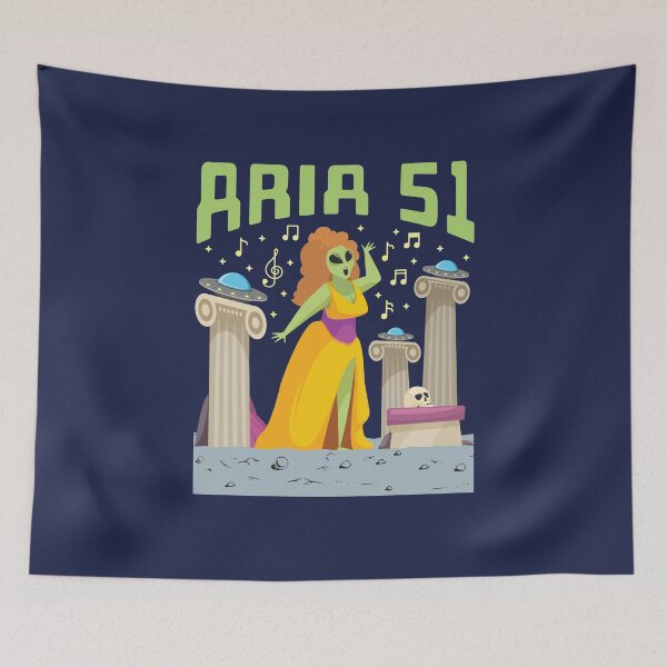 Item preview, Funny Alien Opera Mashup Aria 51 designed and sold by jaygo.