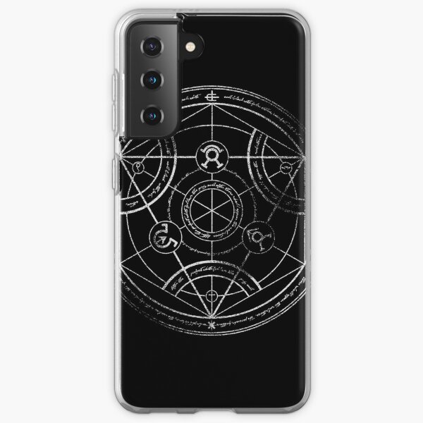 Human transmutation circle - chalk Samsung Galaxy Soft Case