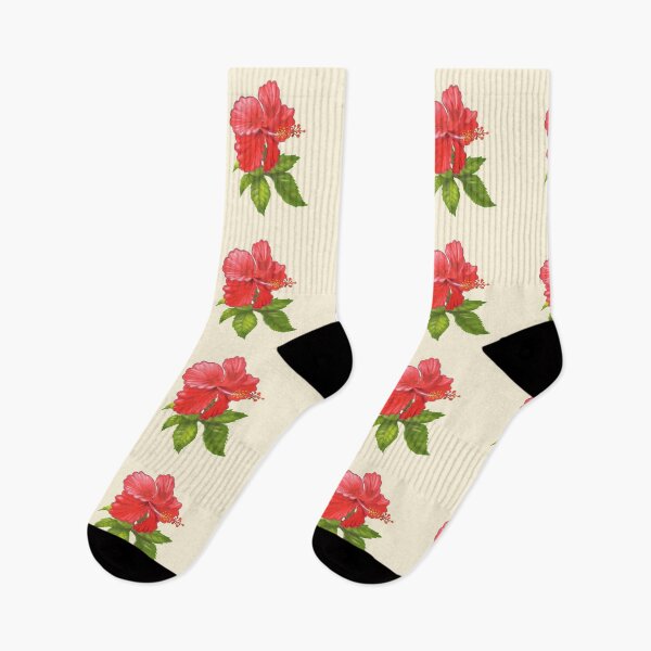 Item preview, Tropical Pink Hibiscus Hawaiian Flower Painting designed and sold by newburyboutique.