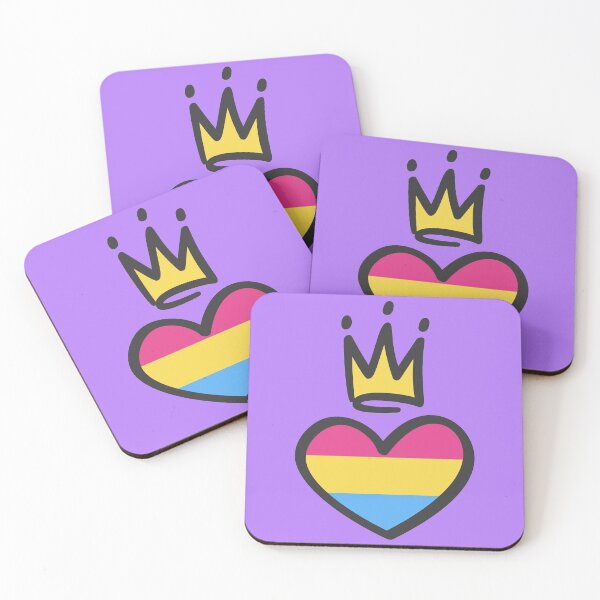 Item preview, Pansexual Pride Heart Crown designed and sold by Lori P.