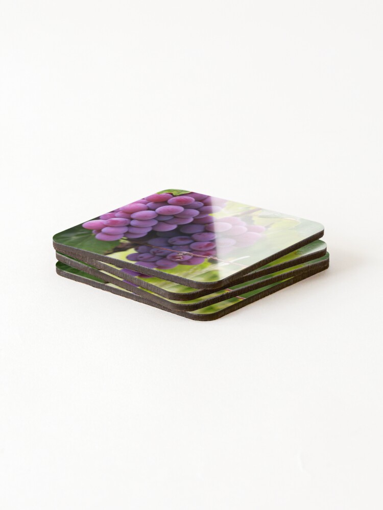 Thumbnail 4 of 5, Coasters (Set of 4), GRAPE designed and sold by Rdesigner1.