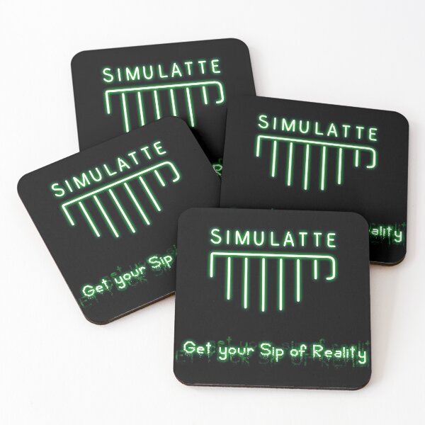 Item preview, Simulatte - Get your Sip of Reality designed and sold by LouzyKreator.