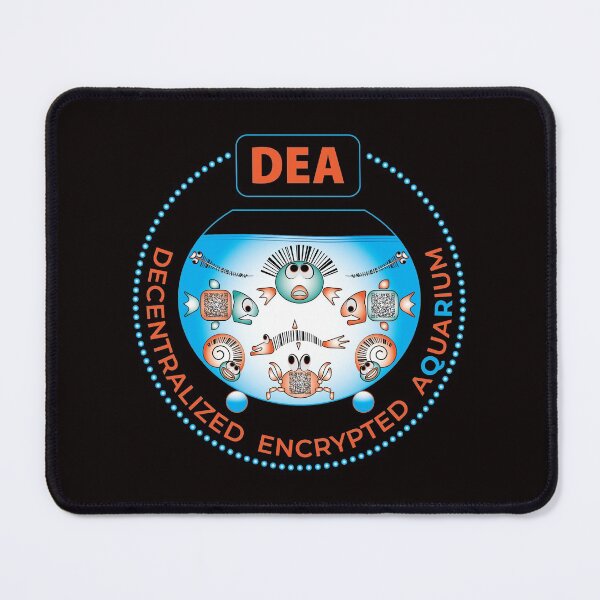 Item preview, DEA. Decentralized Encrypted Aquarium. designed and sold by VoloshenDesigns.