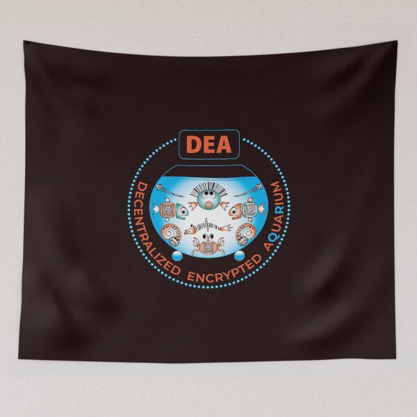 Item preview, DEA. Decentralized Encrypted Aquarium. designed and sold by VoloshenDesigns.