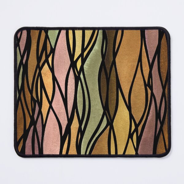 Item preview, Brown Beige Tapestry Tread Waves Watercolor Batik Style I designed and sold by Irina Sztukowski.