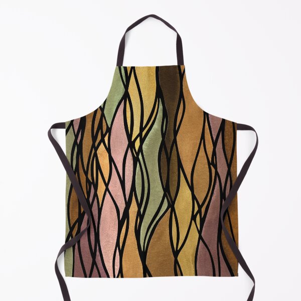 Item preview, Brown Beige Tapestry Tread Waves Watercolor Batik Style I designed and sold by Irina Sztukowski.