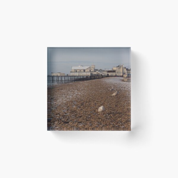 Item preview, Snowy shingle at Bognor Regis designed and sold by Josie Gilbert.