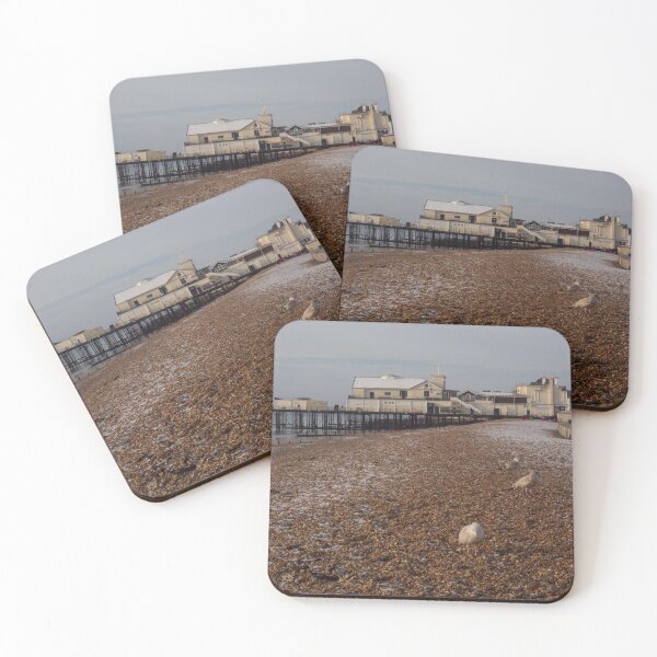 Item preview, Snowy shingle at Bognor Regis designed and sold by Josie Gilbert.