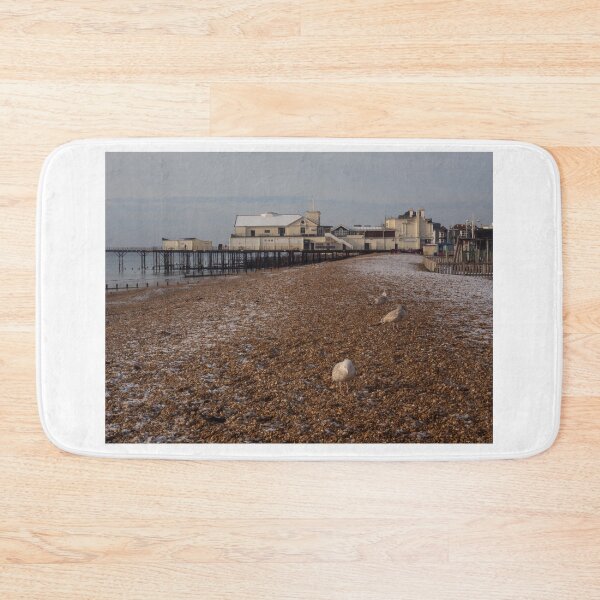 Item preview, Snowy shingle at Bognor Regis designed and sold by Josie Gilbert.