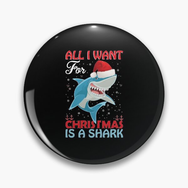 Item preview, Christmas Jolly Shark - Funny designed and sold by sriniboss758.