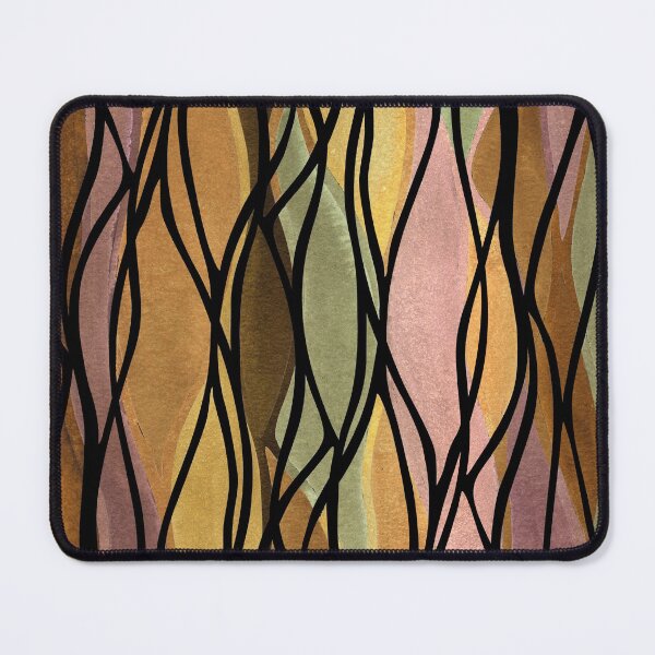 Item preview, Brown Beige Tapestry Tread Waves Watercolor Batik Style II designed and sold by Irina Sztukowski.