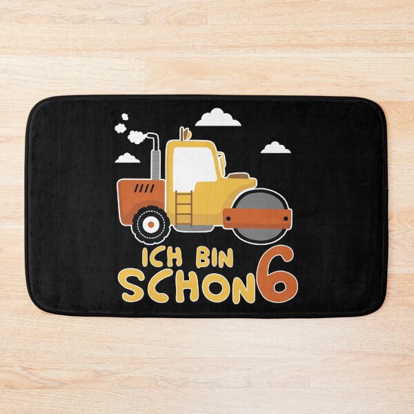 Item preview, Children's road roller 6th birthday boy 6 years asphalt roller designed and sold by StrongShirts.