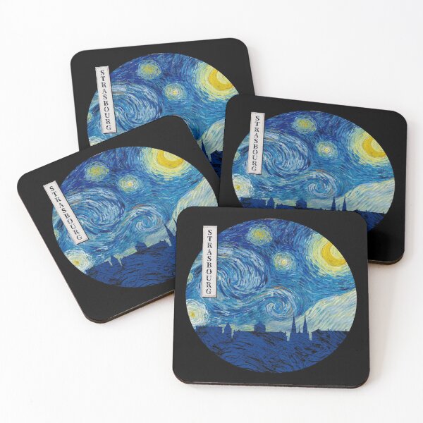 Item preview, Strasbourg Starry Night Van Gogh Circle designed and sold by DFerraz.