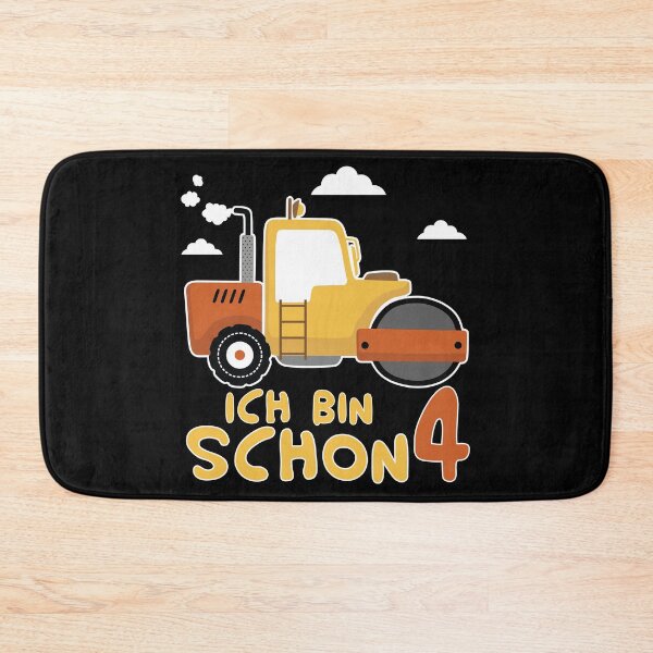 Item preview, Children's road roller 4th birthday boy 4 years asphalt roller designed and sold by StrongShirts.