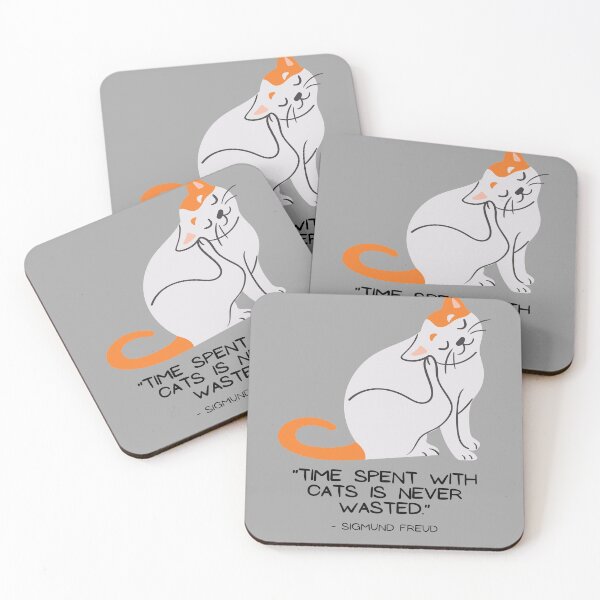 Item preview, Time Spent With Cats is Never Wasted designed and sold by DesignsByAllysa.