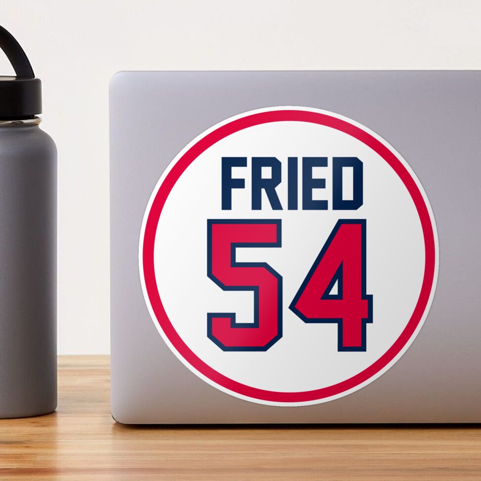 freddie freeman jersey number Sticker for Sale by madisonsummey