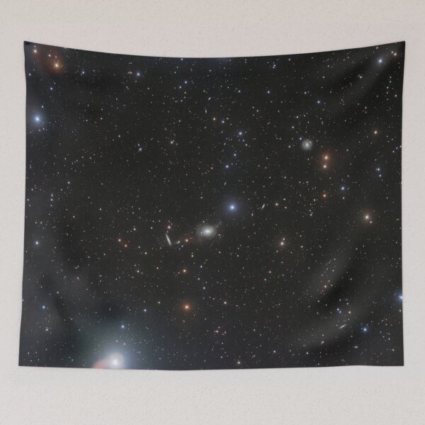 Item preview, Elliptical galaxy NGC 5018 - Wide-field view of its surroundings (constellation of Virgo) designed and sold by Raureif.