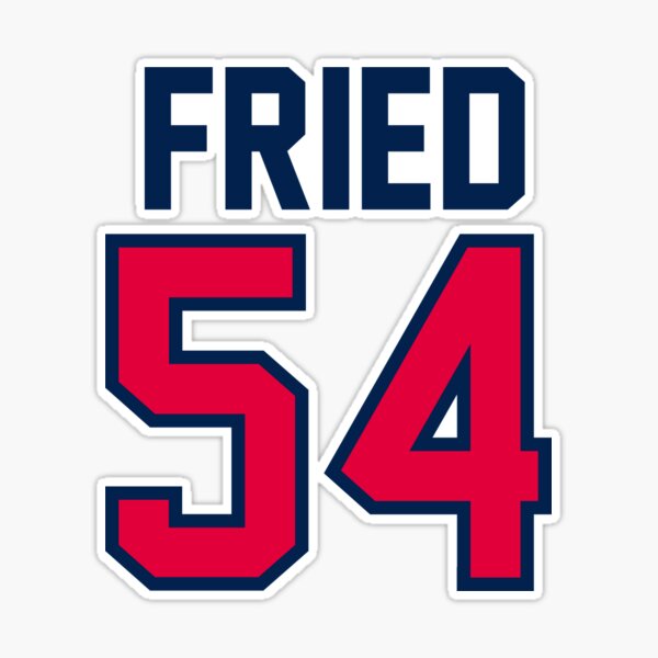 freddie freeman jersey number Sticker for Sale by madisonsummey