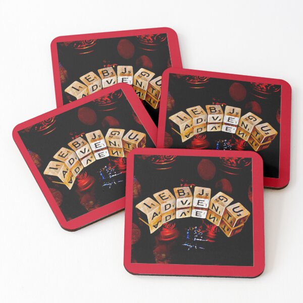 Item preview, Advent cube of a letter game with reflection - Christmas photo design designed and sold by kikidu21.