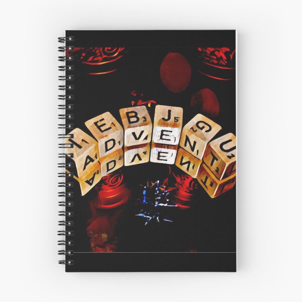Item preview, Advent cube of a letter game with reflection - Christmas photo design designed and sold by kikidu21.