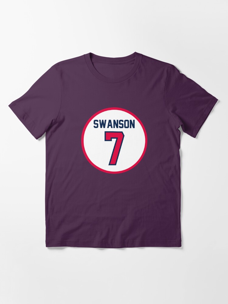 dansby swanson jersey number Essential T-Shirt for Sale by