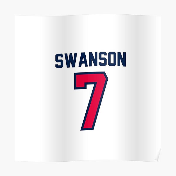 MLB Atlanta Braves - Dansby Swanson 17 Wall Poster, 14.725 x