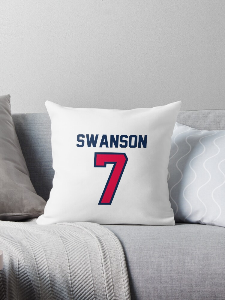 dansby swanson jersey number Poster for Sale by madisonsummey