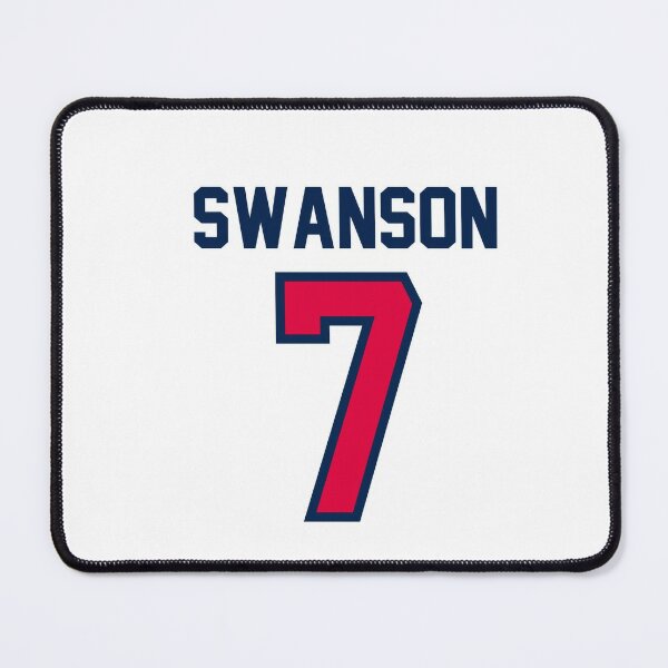 dansby swanson jersey number Poster for Sale by madisonsummey