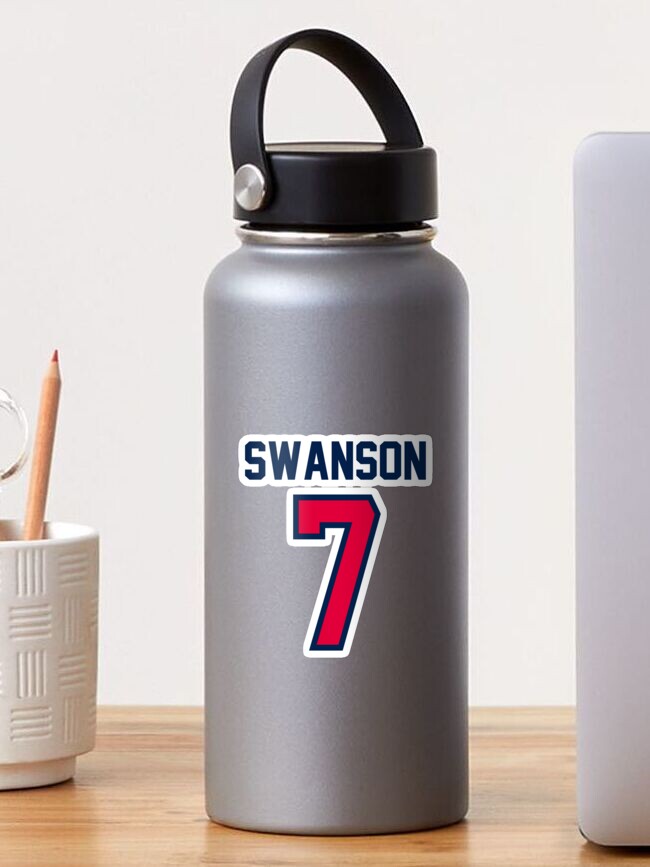 dansby swanson jersey Sticker for Sale by madisonsummey